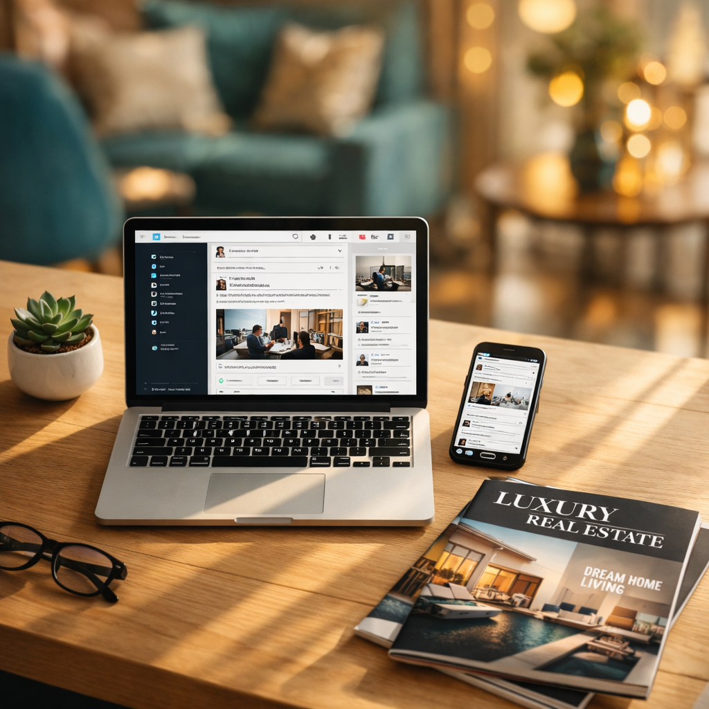 EngagePen in action — laptop showing LinkedIn with AI-generated comments